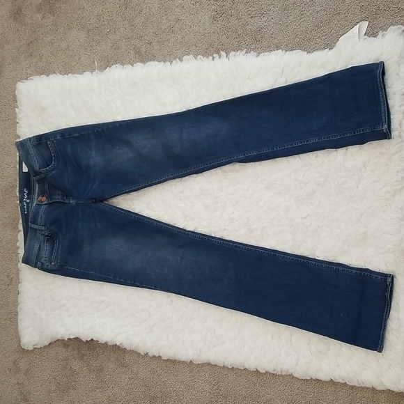 Naf Naf Boot Cut Medium Rise Blue Jean . 8 - Picture 8 of 16